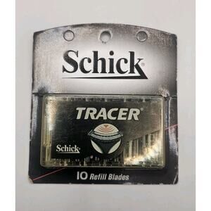 Schick Tracer 10 Shaver Razor Blades Cartridges Discontinued